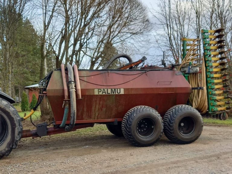 Palmu 12m³ + sivukuormain + kiekkomultain 8m